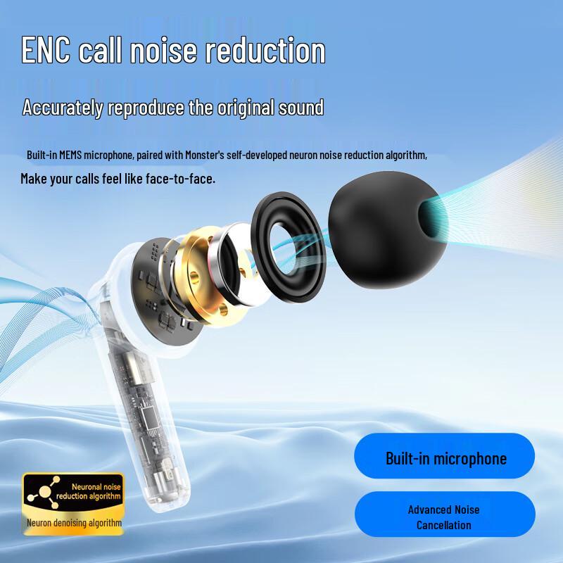 Monster True Wireless Bluetooth Earbuds