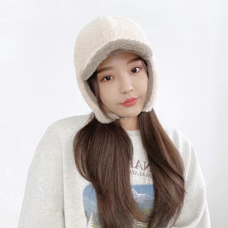 Bicycle Ear Protection and Windproof Lei Feng Hat Trendy Pilot Hat Men and Women Winter Korean Version Ins Thickened Warm Ski Hat