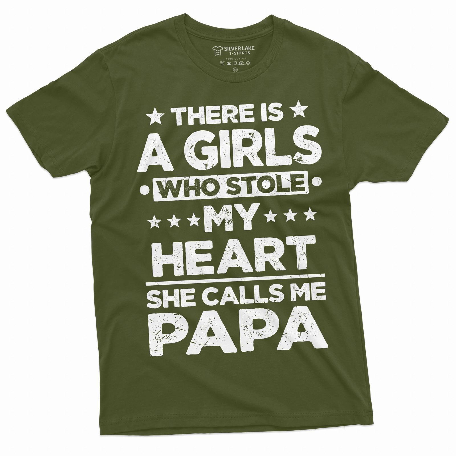 Men s Papa Daughter shirt she call me papa shirt papa gifts fathers day tee shir S разноцветный