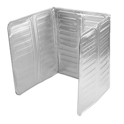 Scudo Paraspruzzi in Alluminio Resistente al Calore per Fornello da Cucina Design a Tre Pannelli Paraspruzzi Facile Installazione e Pulizia