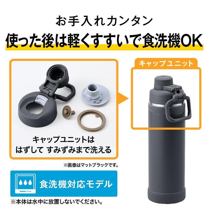 Thermos Sports Bottle 1.5L Matte Black FJU-1501 MTBK