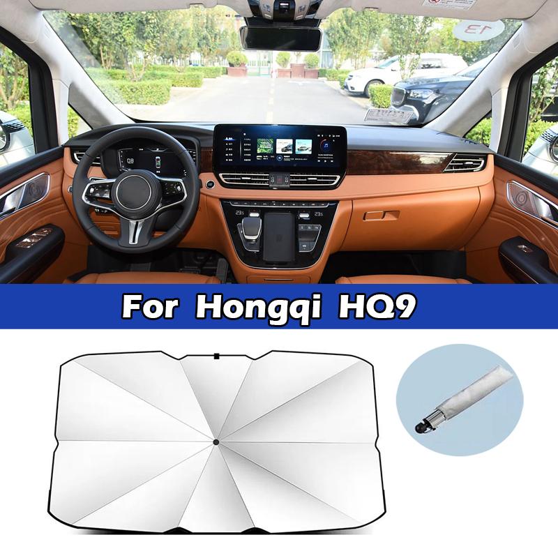 Für Hongqi H5 H9 H6 HS5 E-HS9 HS3 HS6 HQ9 Auto Sonnenschirm Frontscheibe Silber Kleber UV Schutz Auto Sonnenschutz Zubehör
