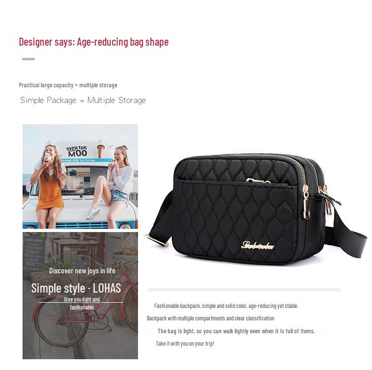 New 2020 Nylon Canvas Waterproof Shoulder Bags for Women