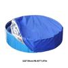4FT Round Bath Pool Cover Waterproof Dustproof Oxford Cloth Spa Maintenance Protective Swimming Pool Leaf Net Cover