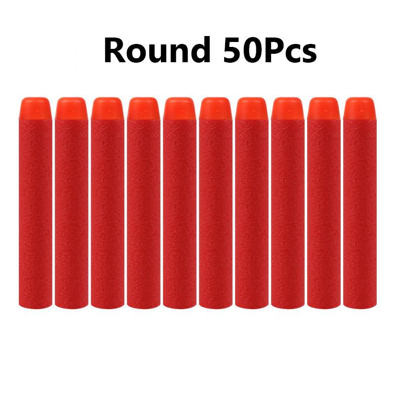 EVA Soft Bullet Round Suction Head Refill Darts Bullets for Gun Kids Toy Guns Accessories Bullets for Series Blasters Xmas