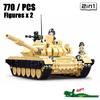 WWII Military Panzerkampfwagen VI Ausf. E Tiger I Tank Fighting Vehicle Soldier Building Blocks Sets Model Dolls Brick Toys Kids