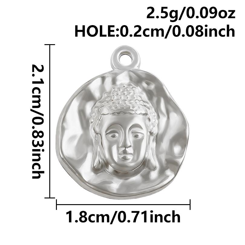5pcs/Lot Turkish Evil Eye Hand Pendants For Jewelry Making Supplies Statement Charm Stainless Steel Pendant DIY Necklace Earring