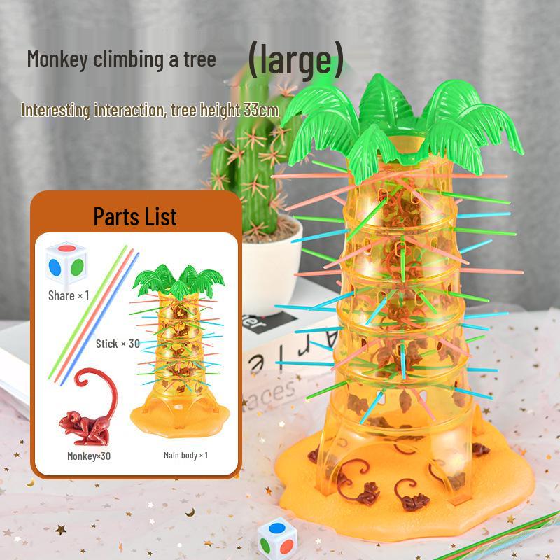 

Игра про лазание по деревьям: Интерактивная многопользовательская развивающая игрушка Large Box Tumbling Monkey (0.47KG)