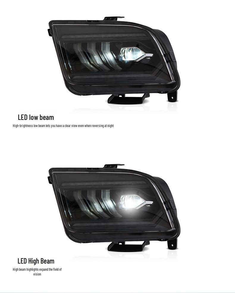 VLAND LED Headlight Assembly for 2005-2009 Ford Mustang