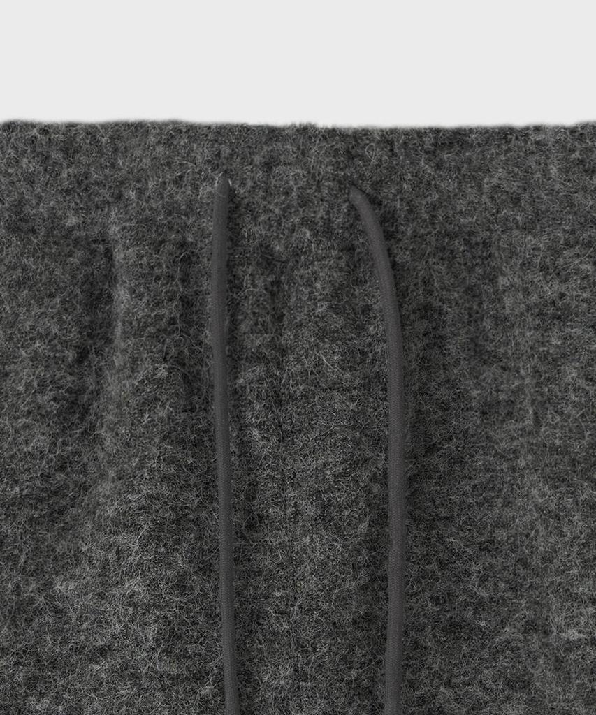 FALLETT Fleece Two-Way Elastic Waist Pants Gray