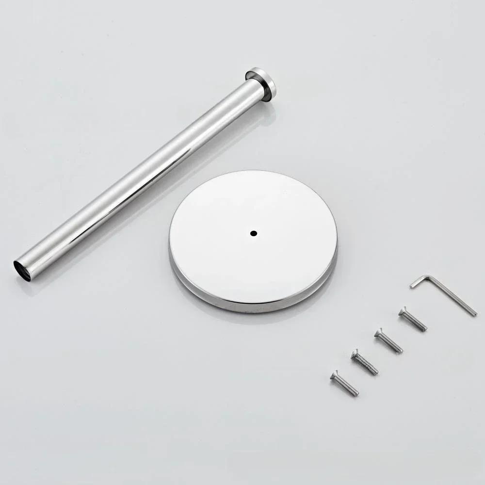 1 sztuka Nowy Pionowy Stojący na Podłodze Ze Stali Nierdzewnej Uchwyt na Ręczniki Papierowe Kuchenny Łazienkowy Folia Plastikowa Dekoracja Domu