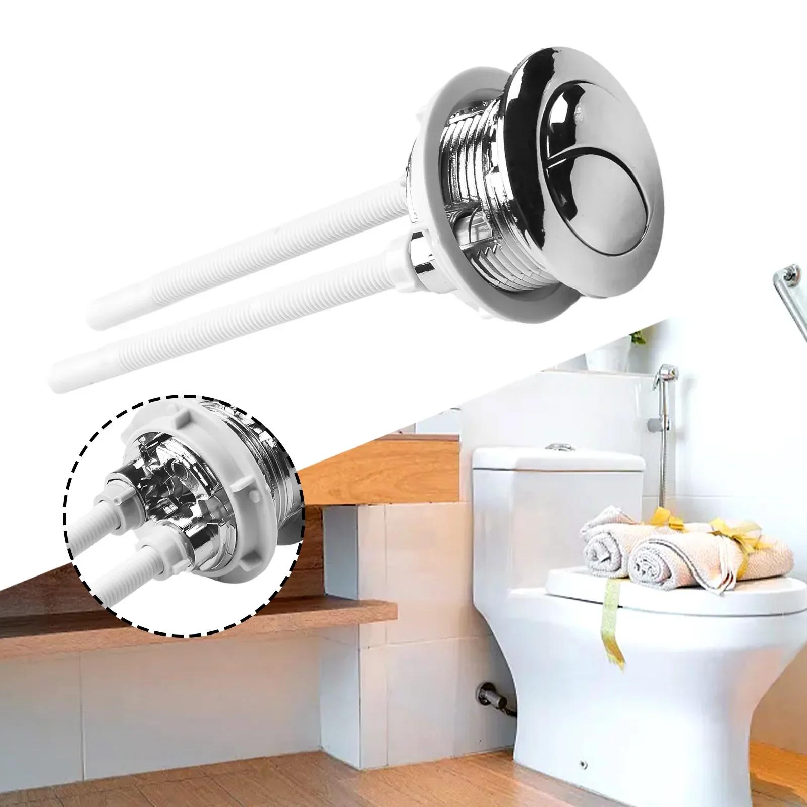 Toilet Toilet Push Button 38mm ABS Plastic Attachment Bathroom Dual Flush For Closest Home Push Button Toilet Tank Valve China Mainland