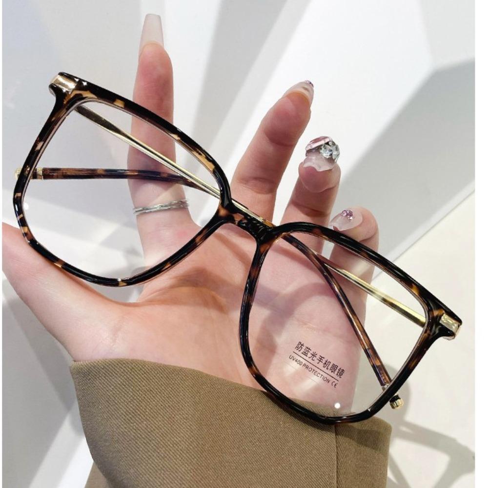 High Quality Large Frame Fashionable Myopia Glasses Women Men Ultra Light  Minus Diopter Eyeglasses Trendy Near Sight Eyewear