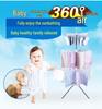 Stainless Steel Folding Baby Clothes & Towel Drying Rack for Bedroom