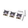 Hot 10/20Pcs Mini USB Female Socket Connector Plug 5pin SMD Type USB Port For Tail Charging Mobile Phone Data Ports