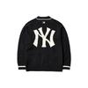 MLB New York Yankees Sweaters Unisex Black V Neck Moderate Cardigan 3AKT00114-50BKS