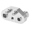 Car Aluminum Polished Finish  Compressor Adapter Fitting Quick Connector Compatible-for AD7176 Replacement cessories