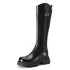 Long Boots Spring New Velvet Thick-soled Maillard Martin Boots Tall Knight Boots