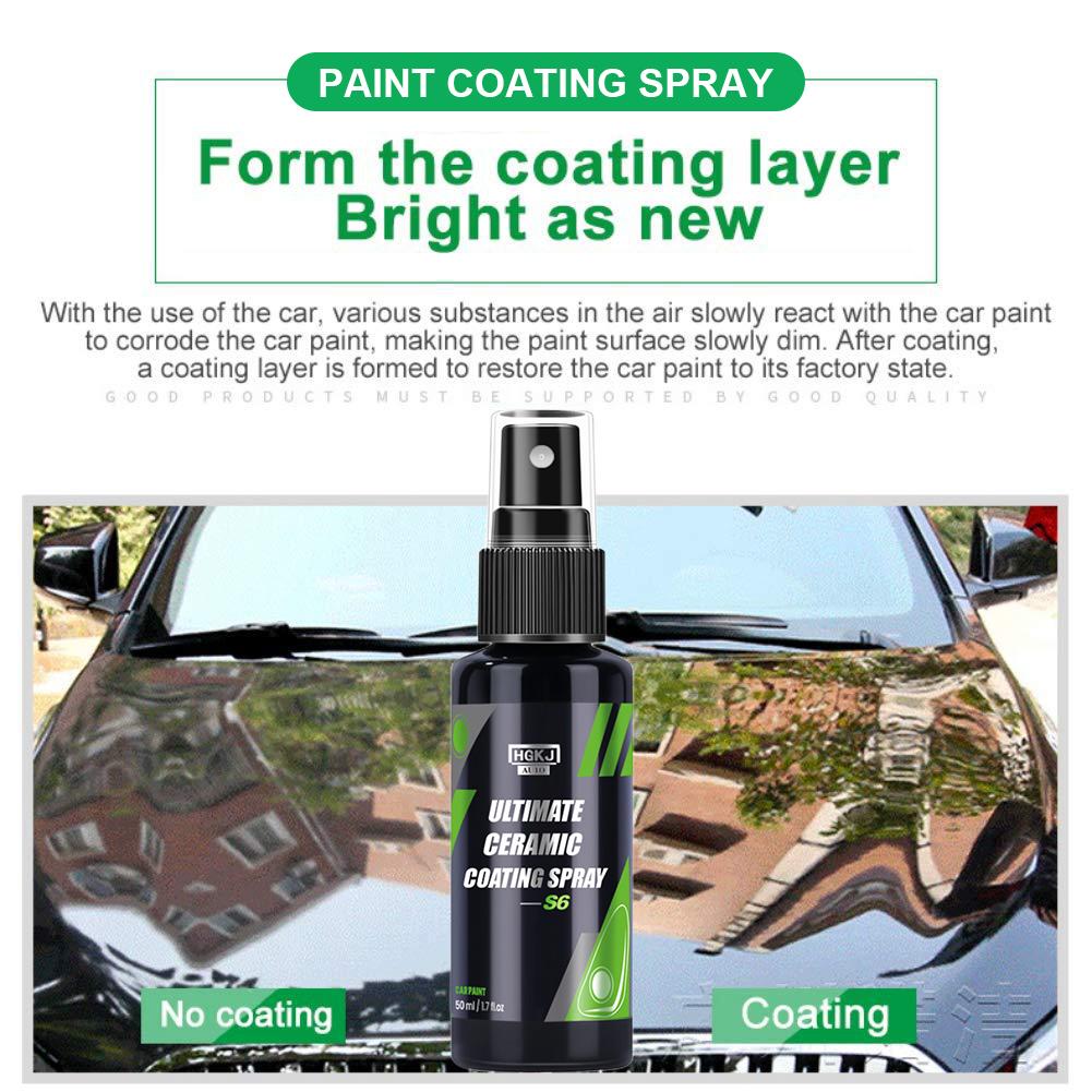 50/100ML Nano Ceramic Coating Spray High Protection Car Shield Coating Car Paint Repair Car Exterior Restorer Ceramic Spray Coat