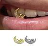 Bestselling Gold Hip Hop Zircon Moon Diamond Tooth Ornament