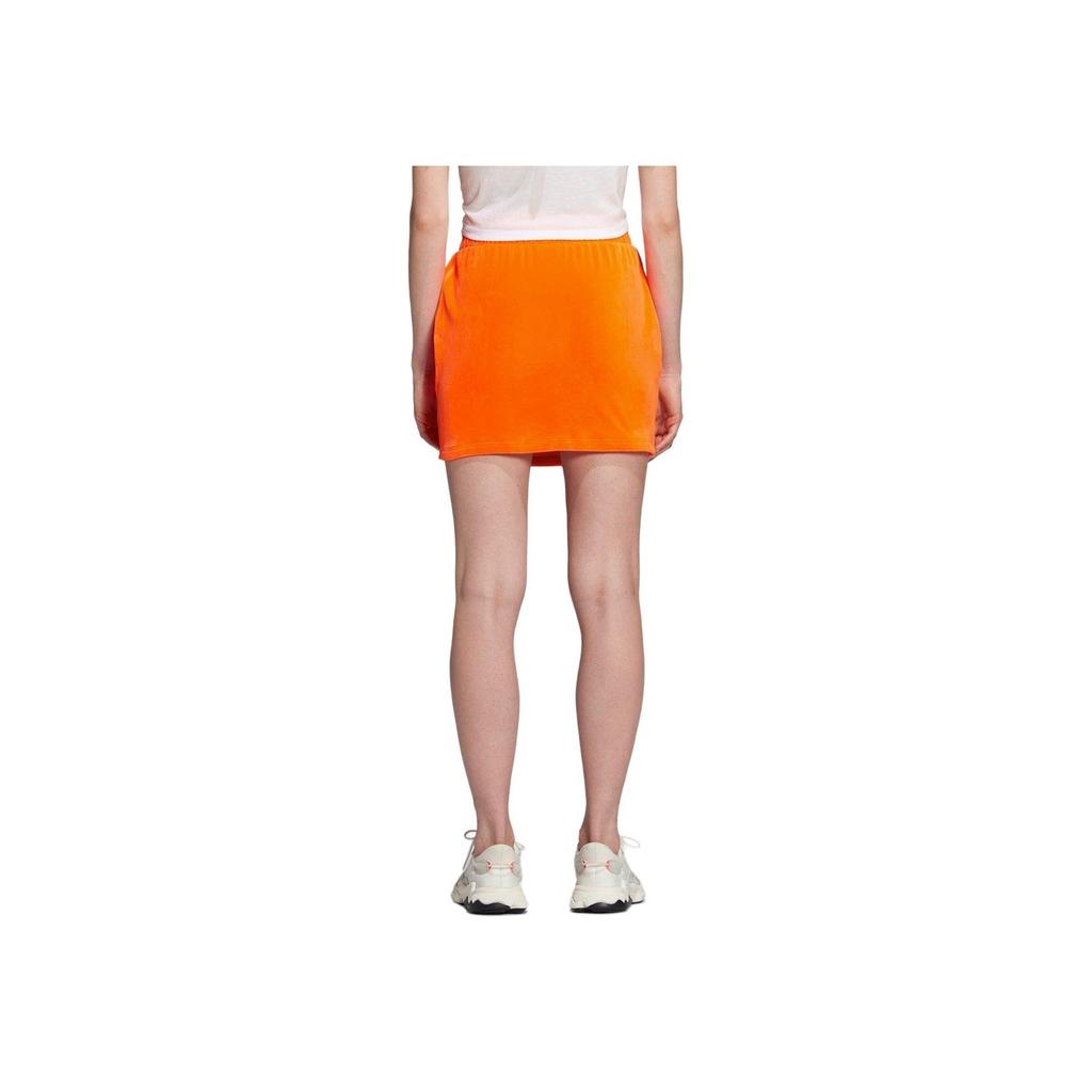 Adidas X Jeremy Scott Skirt App Signal Orange Women Bottoms H53363