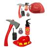 5pcs Firefighter Costume Fire Fighter Costume Halloween Dress Up Costumes Set