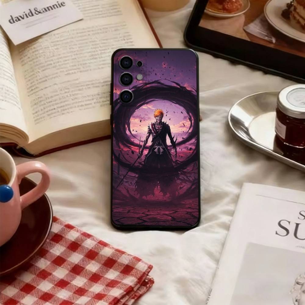 

Bleach Phone Case Soft black For Samsung S25,S24,S21,S22,S23,S30,Ultra,S20,Plus,Fe,Lite Samsung S21plus