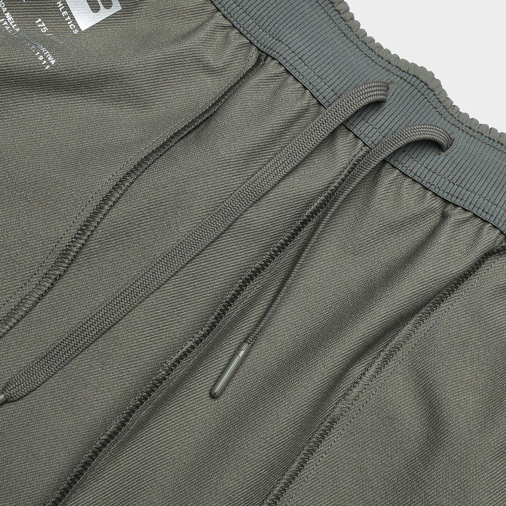 Fila Fitness Straight Leg Woven Comfortable Casual Pants Men Bottoms Smoke-Green Khaki A11M511805F-DK