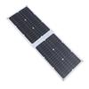 40W Portable Foldable Solar Panel with Controller 2 USB Ports Monocrystalline High Conversion