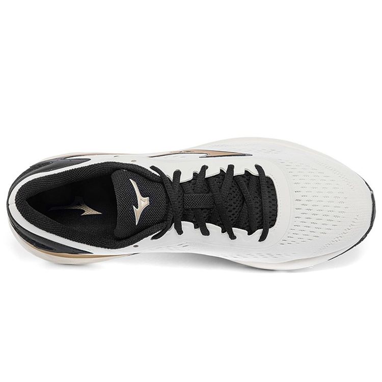 Mizuno RC-03 Lace-Up Fabric Non-Slip Wear-Resistant Breathable Low-Top Casual Running Shoes Men Sneakers White Black J1CR220052