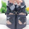 Pet cotton coat, dog clothes, Teddy vest, warm chest and back traction, winter panda cat Pomeranian VIP clothing