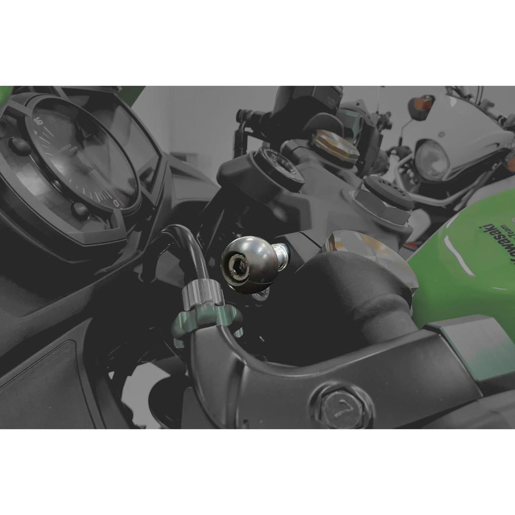 RAM Mounts M8 Bolt Base with 3 Types of Screws Black Included, RAM-B-367U