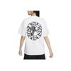 Nike Logo Round Neck Casual Short Sleeve T-Shirt Unisex T-Shirts White FZ7621-100