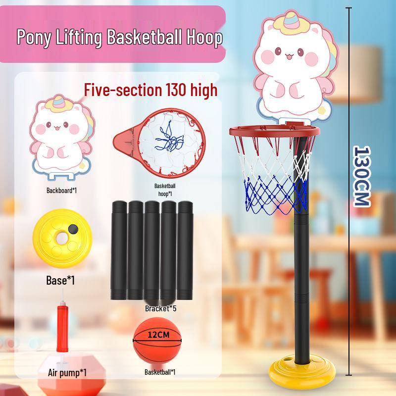 Adjustable Height Basketball Hoop for Kids - Indoor/Outdoor Play