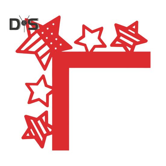 Patriotische Türeckendekoration, 4. Juli, Türrahmendekoration, Holz-Türeckenaufsatz, Ornament für den Gedenktag, den Unabhängigkeitstag, den Veteranentag