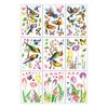 Spring 2026 New Butterfly Hummingbird Flower Static Cling Window Stickers for Home Decor Room Atmosphere