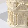 Silicone Mould for Candle Making and Resin Art Louvre Relief Storage Cup Crafting Nordic Designs Home Decoration