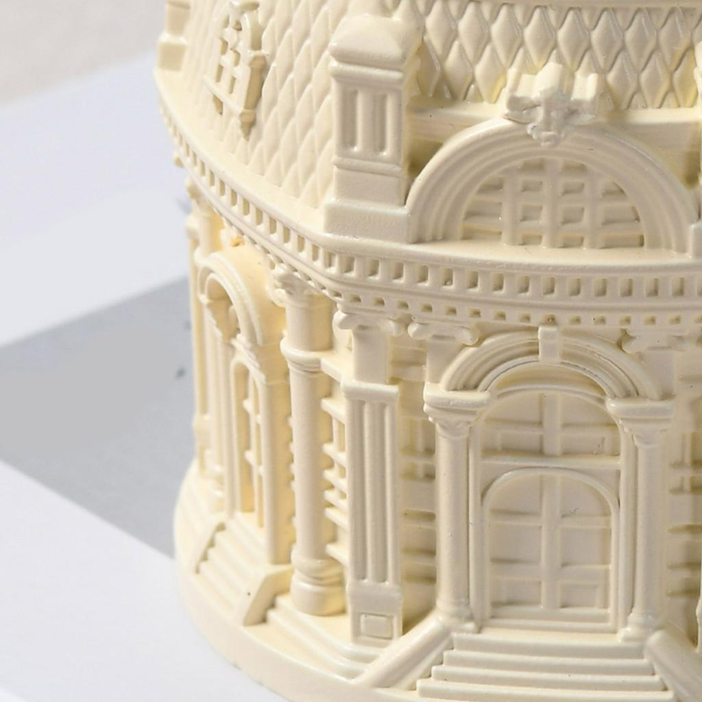 Silicone Mould for Candle Making and Resin Art Louvre Relief Storage Cup Crafting Nordic Designs Home Decoration