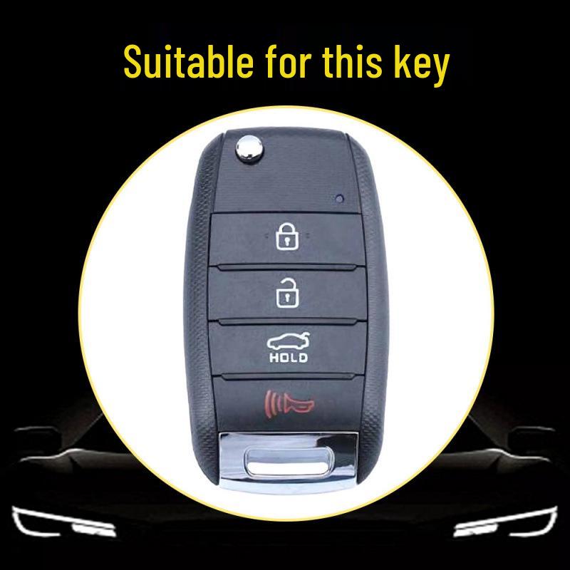 

Huan Yue Leather Car Key Cover for Kia K3, K5, Kaimo, Zhipao, Huan Chi - Hot Selling OPP