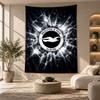 Arazzo Decorativo, Arte da Parete Stampato Calcio Brighton & Hove Albion, Appeso a Parete Leggero per Sfondo Camera da Letto