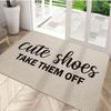 Vintage Ornate Pattern Anti-Slip Entryway Door Mat Durable Decorative Rug for Home Entryway Living Room