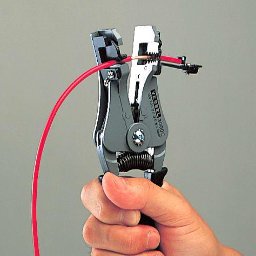 VESSEL Pelacables compatible con la prueba de habilidad de electricista, cable trenzado C 3000C, negro