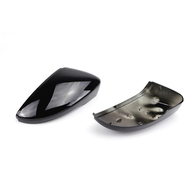 Carbon Fiber Look Black Rearview Side Mirror cover Caps for Volkswagen VW Beetle CC Eos Passat Jetta Scirocco