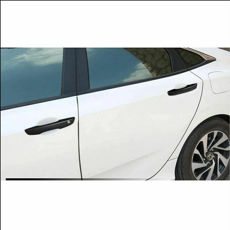 For Honda Civic 2016-2020 Carbon Fiber Style Car Exterior Door Handle Cover Trim Cover Accessories