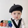 Unisex Wool Knitted Baby Beret - Thin Style for Spring & Autumn