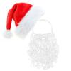 1/2/6/12Pcssanta Beard White Santa Beard For Adults Christmas Santa Claus Gnome Cosplay Beard Costume For Adults Teens Fake