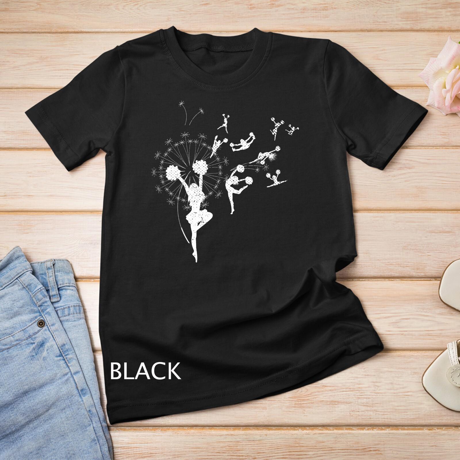 Cheer Practice Cheering Cheerleading Dandelion Cheerleader Unisex T-Shirt Mens Womens Tees Top 3XL