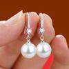 Women's Small Pearl Earrings Dangling Pearl Drop Earrings for Bridesmaids Jewelry PearlEar Rings WeddingEarrings