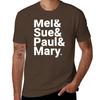 Don't Break Up The Band (white On Black) T-Shirt Customs Design Your Own Graphics Heavy Weight T Shirts for Men