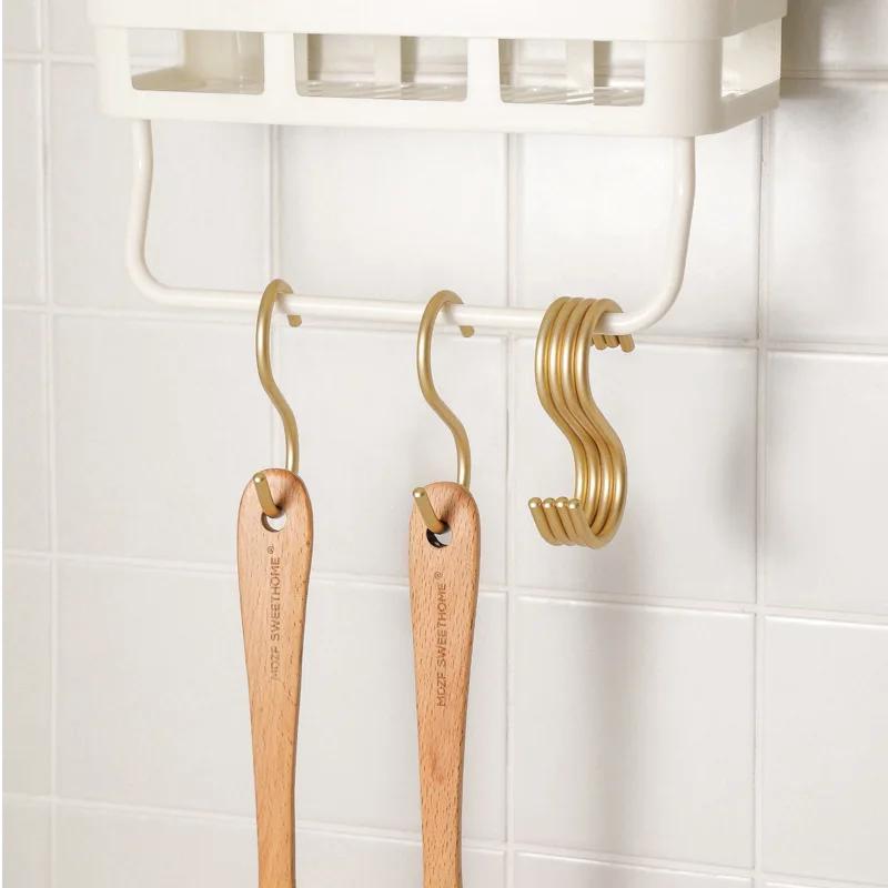 Multi-function Rack Hook,Heavy Duty Hanger, Aluminium Alloy S Hanging Hooksfor Bedroom Kitchen Hats Belt Bags Jeans Towels,5Pcs